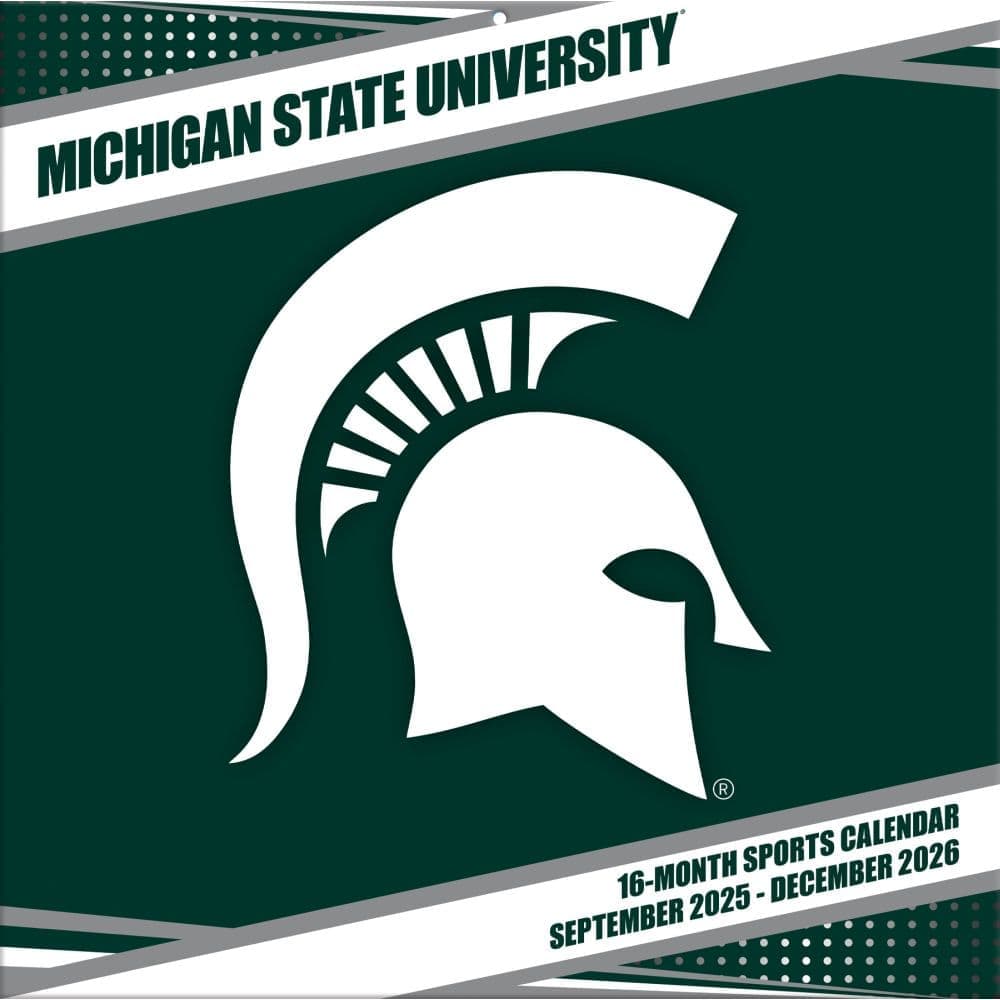 Michigan State Spartans 2026 Wall Calendar