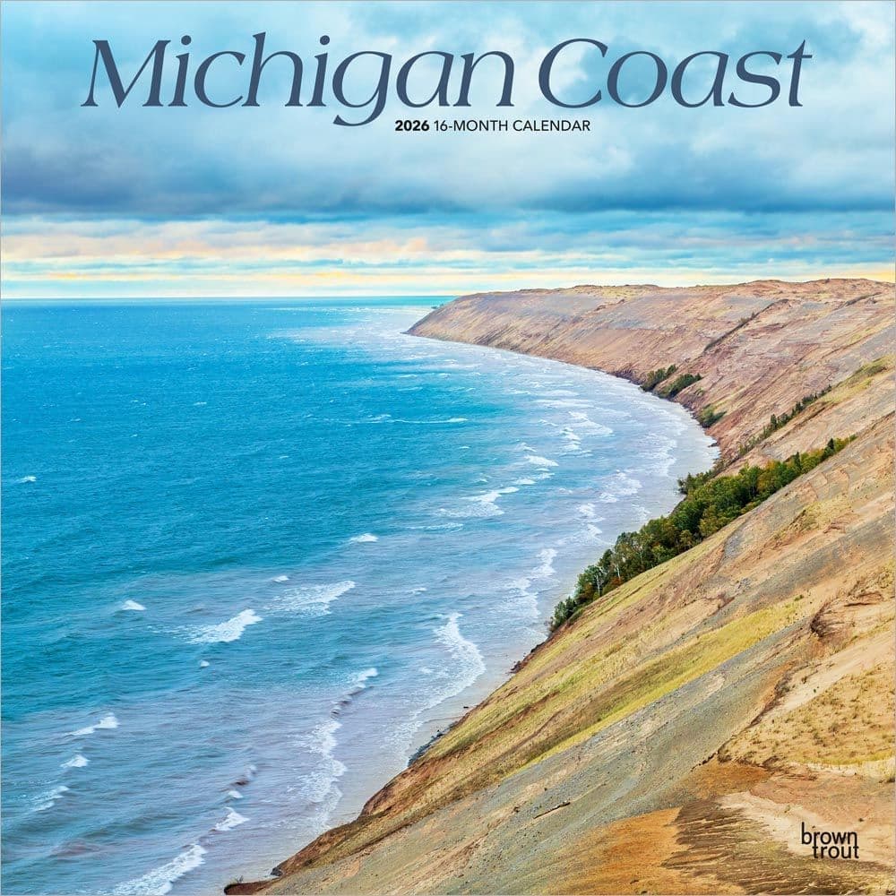 Michigan Coast 2026 Wall Calendar
