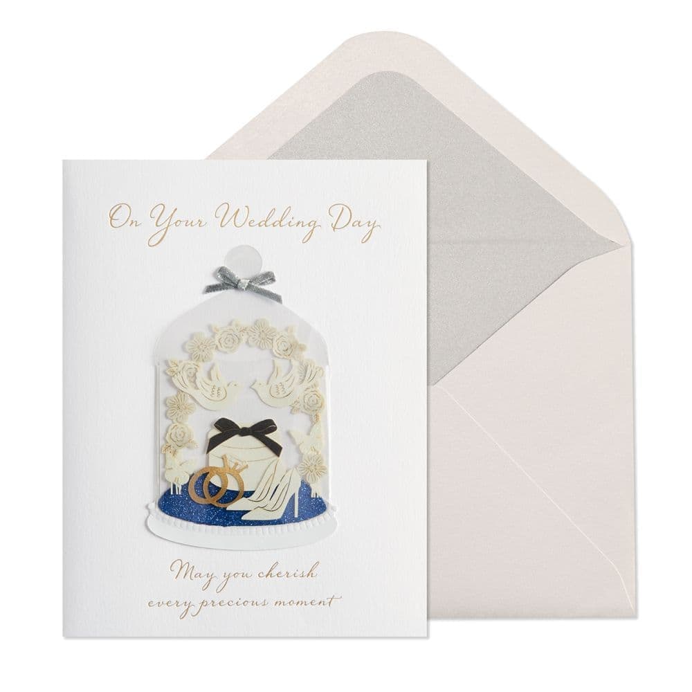 Wedding Cloche Wedding Card