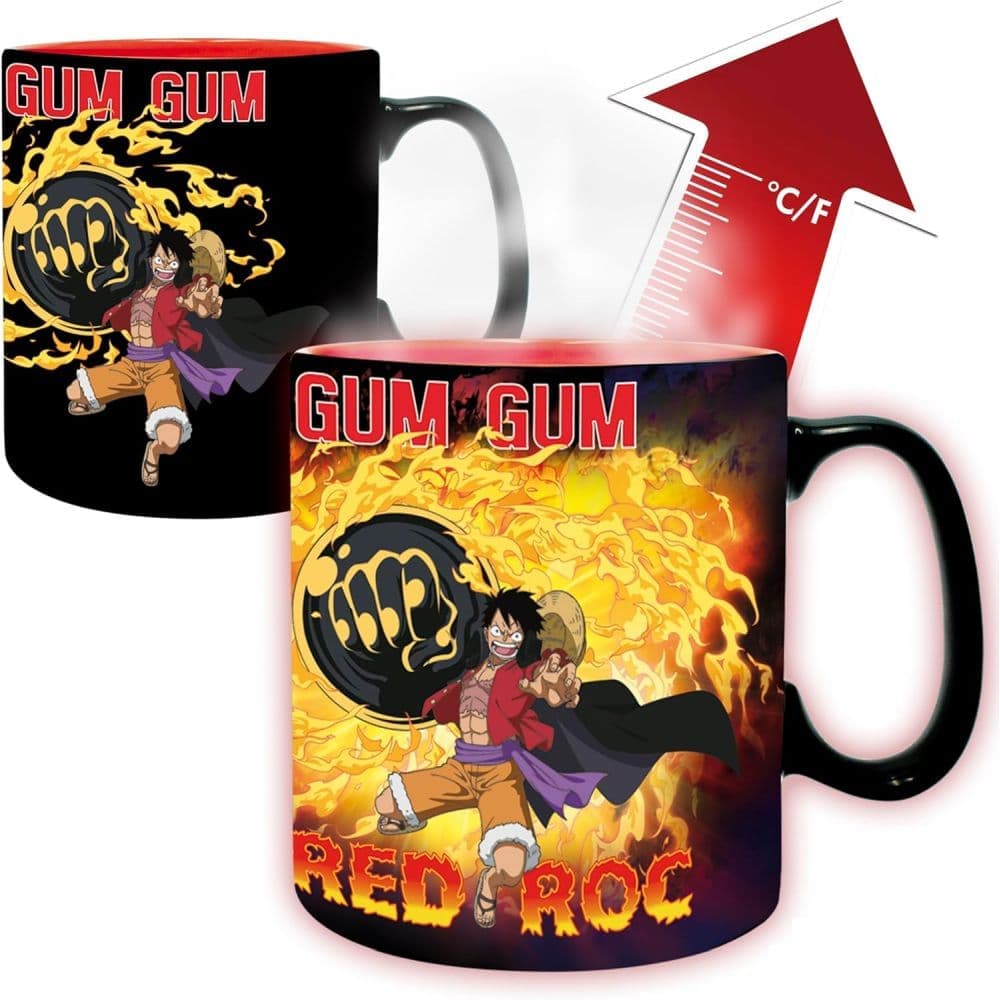 One Piece Luffy vs Kaidou Heat Change Mug