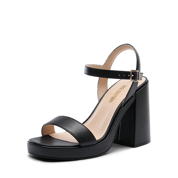 DREAM PAIRS Platform Chunky High Heel Sandals