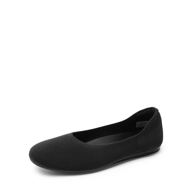 DREAM PAIRS Comfortable Arch Support Knit Ballet Flats
