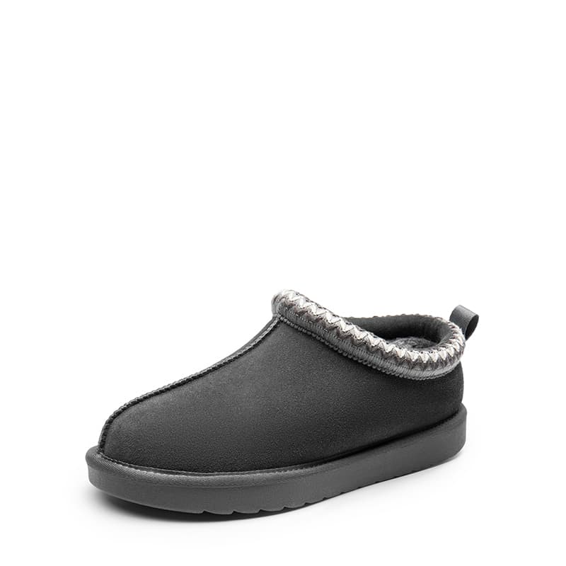 DREAM PAIRS Women s Wide Toe Fuzzy Cozy Slip On Slippers