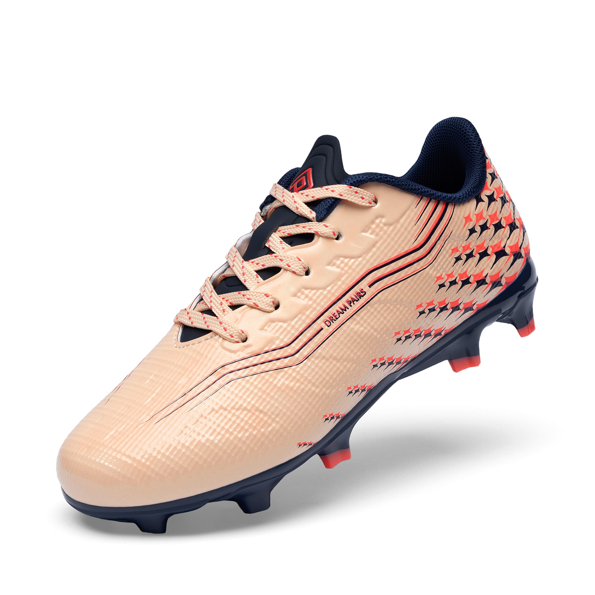 DREAM PAIRS Kids Soccer Cleats with Three Zone Studs