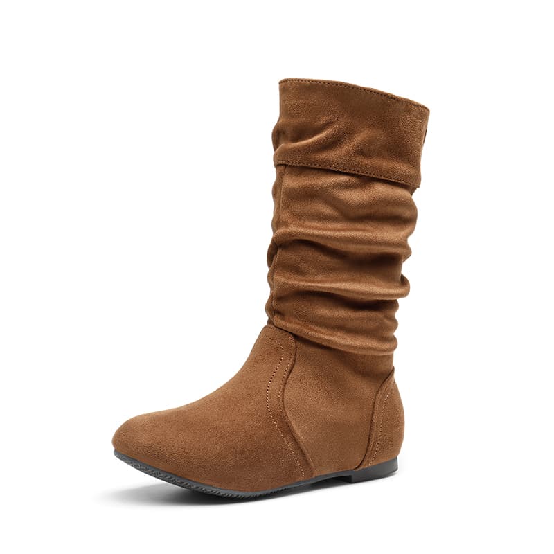 DREAM PAIRS Girls Knee High Boots