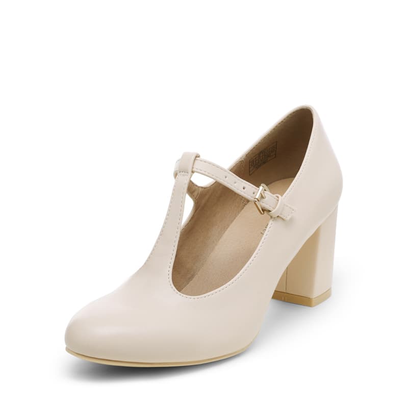 DREAM PAIRS T Strap Mary Jane Pumps with Chunky Heel